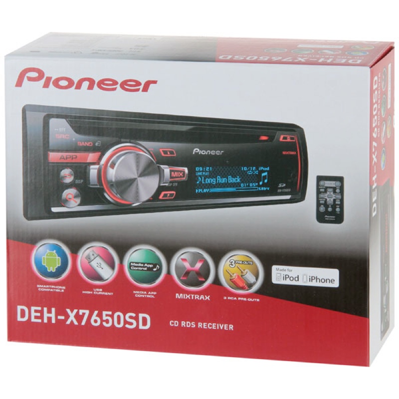 Pioneer DEH-X7650SD ���� � ��������-�������� INCAR