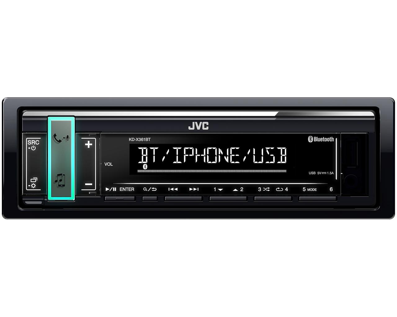 JVC KD-X361BT ���� � ��������-�������� INCAR