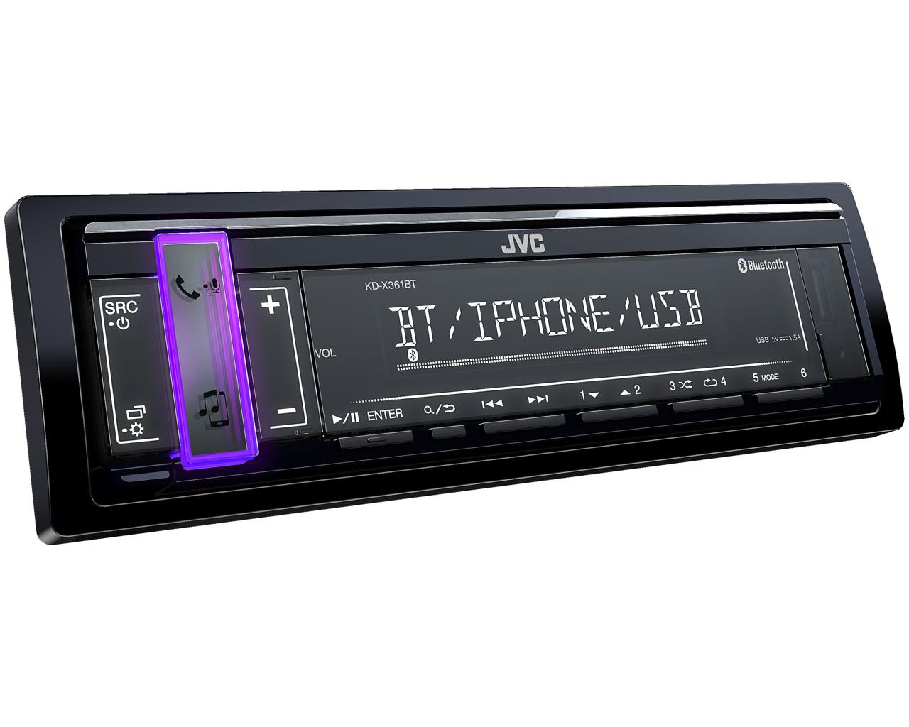 JVC KD-X361BT ���� � ��������-�������� INCAR
